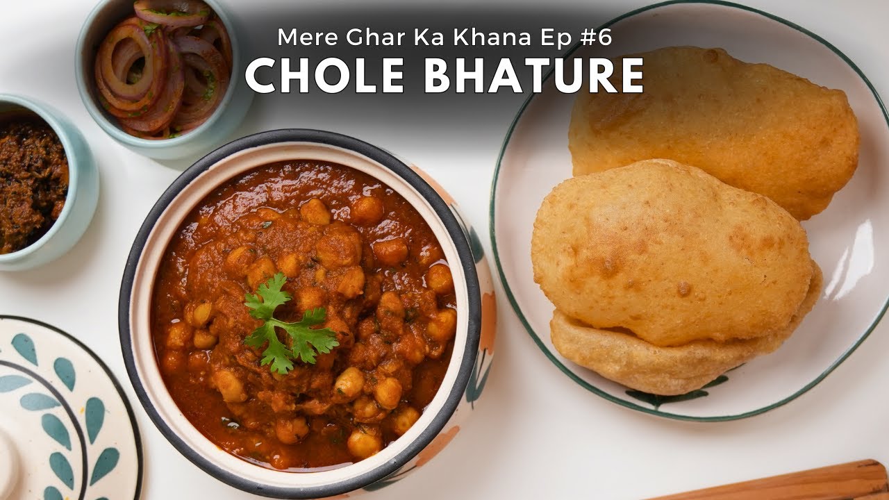 Punjabi Chole Bhature / छोले भटूरे Recipe | Mere Ghar Ka Khana Ep #6