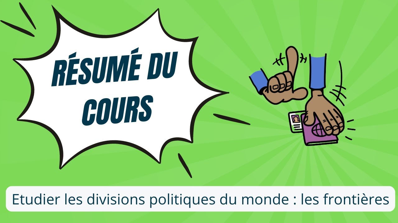 HGGSP 1ère: Etudier les divisions politiques du monde: les frontières