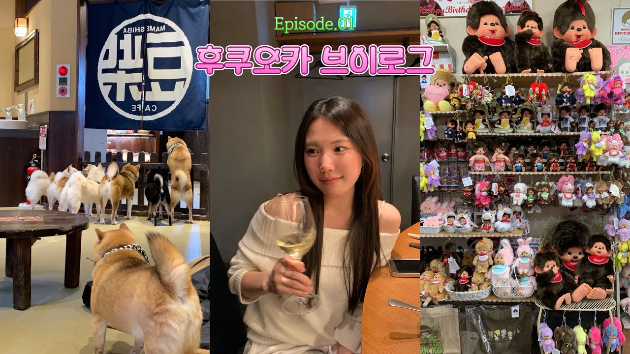 [vlog] 후쿠오카 4박5일 여행🇯🇵•새해에 다자이후가서 기운 얻기•유후인 시바카페🐕•벳부 버스투어•텐진맛집추천•몬치치 천국 소품샵•이모야킨지로•가성비야키니쿠맛집추천•요르고와인바