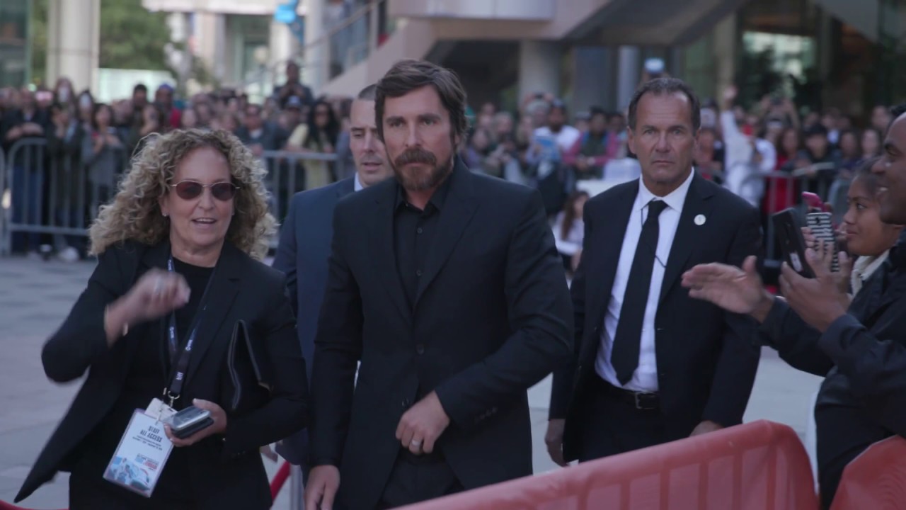 FORD V FERRARI: CHRISTIAN BALE RED CARPET ARRIVALS TIFF 2019 | ScreenSlam