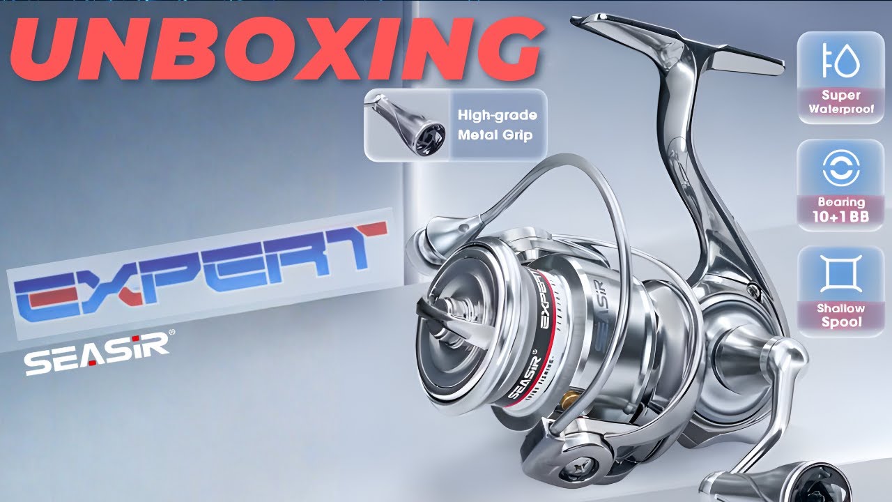 Molinete SEASIR EXPERT é bom? UNBOXING E PRIMEIRAS IMPRESSÕES