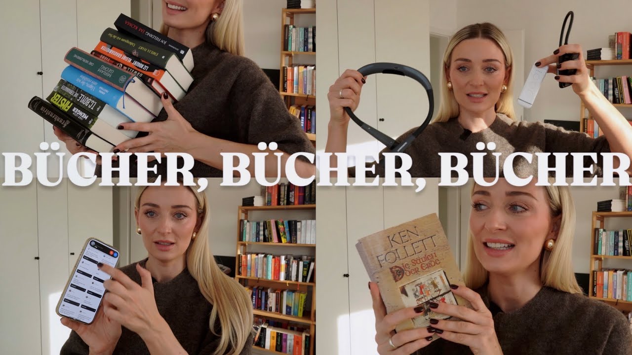 BÜCHER TALK - beste Leselampe, 10 Bücher für 2026, eure Fragen | OlesjasWelt