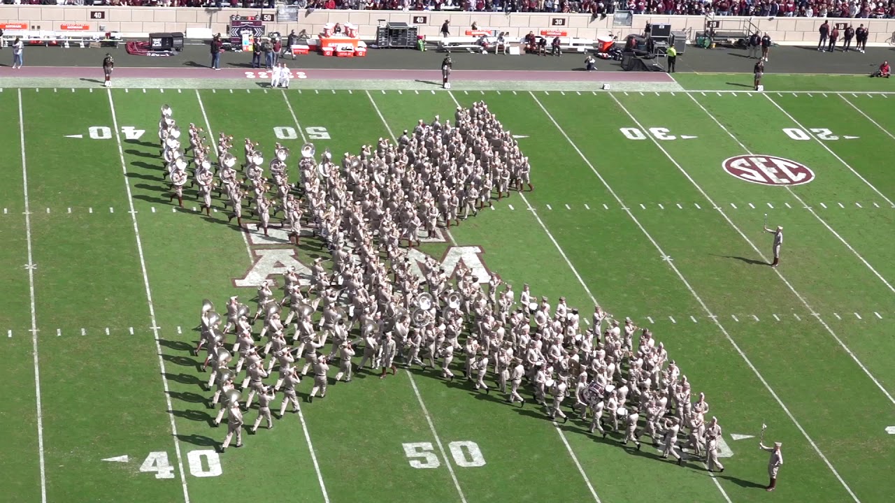 2019  A&M vs MISSISSIPPI  HALFTIME  DRILL   10 26 19