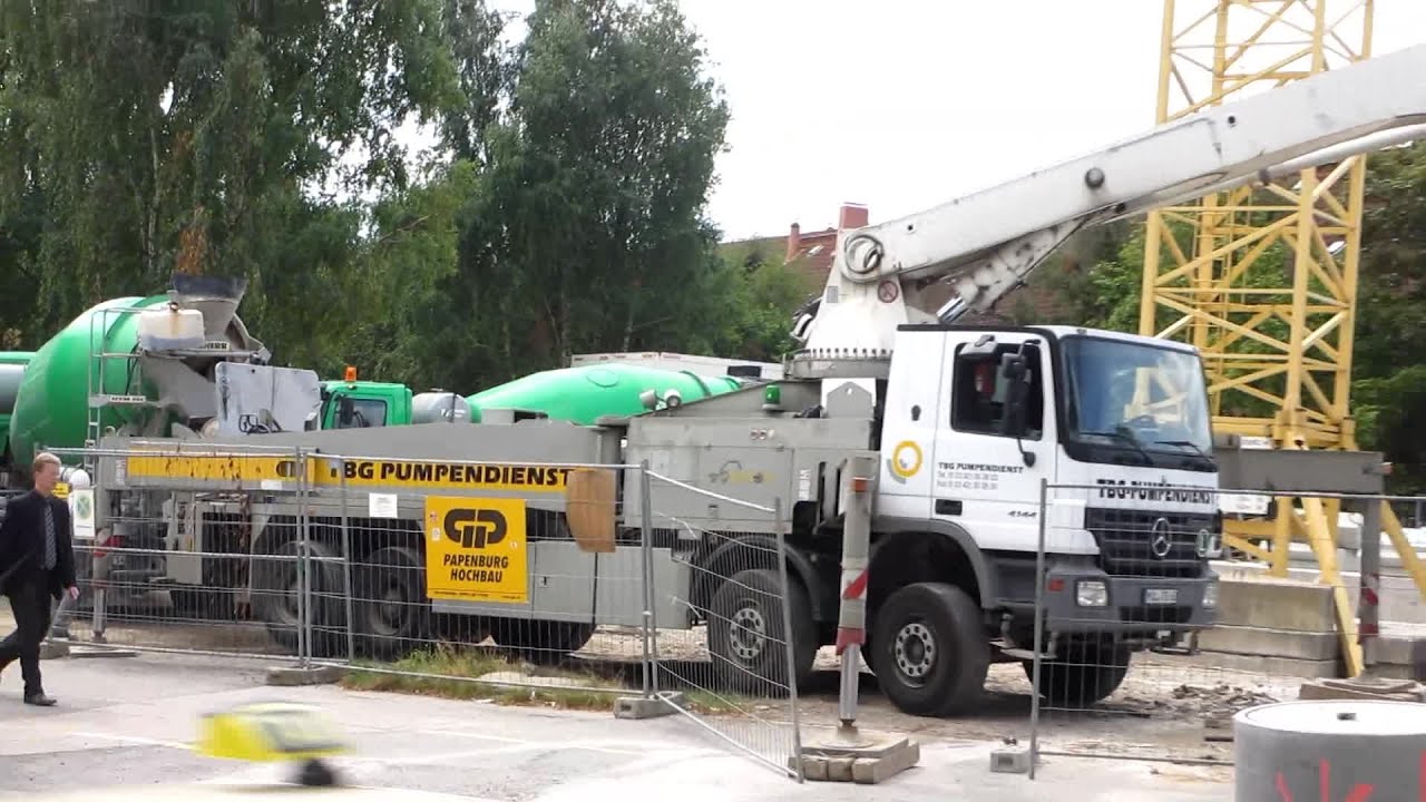PUTZMEISTER M 46-5 ACTROS 4144 BETONPUMPE Pumpendienst concrete pump