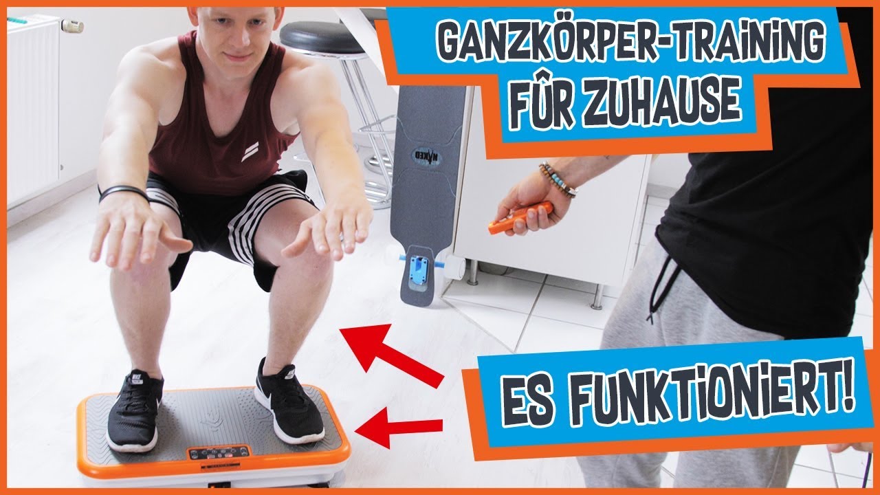 Vibrationsplatten Training für Muskelaufbau & schnelles abnehmen 💪