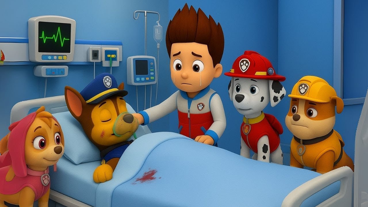 Please Save Chase!? He Must Go To The Hospital!! | Paw Patrol 3D Animation | Rainbow 3