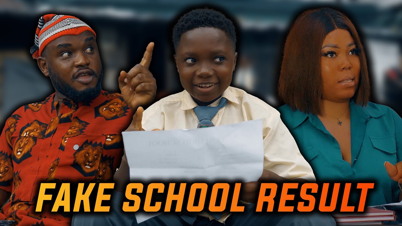 WATCH HOW GOODLUCK FAKES HIS SCHOOL REPORT CARD FOR HIS UNCLE (PRAIZE VICTOR COMEDY )