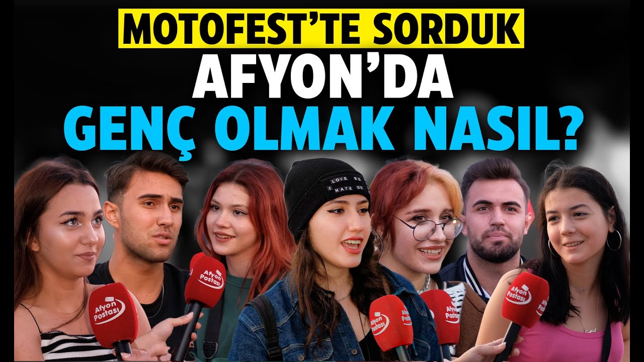Motofest'te gençlere sorduk: Afyon'da genç olmak nasıl?