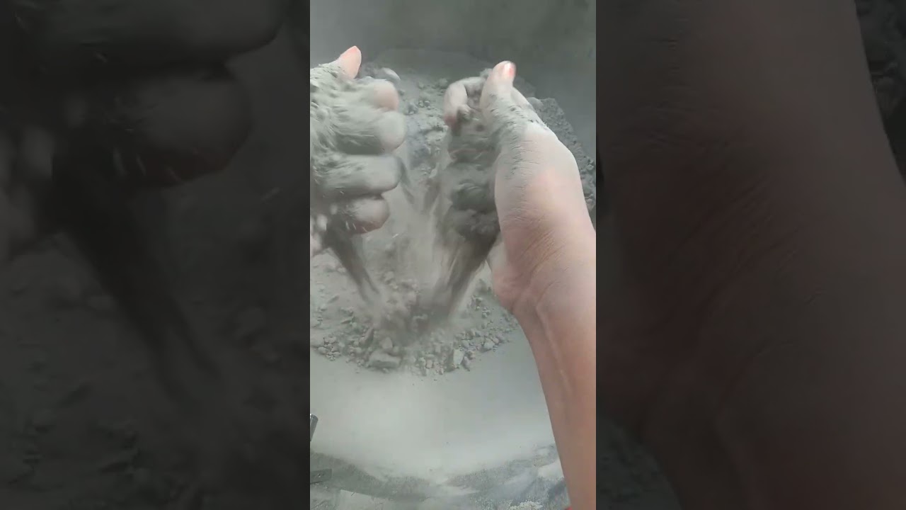 #shorts Pure cement gritty chunks #asmr #oddlysatisfying #purecement #satisfyingvideo