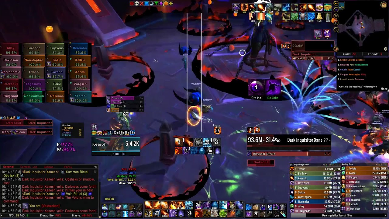 Mythic Xanesh - Fire Mage PoV
