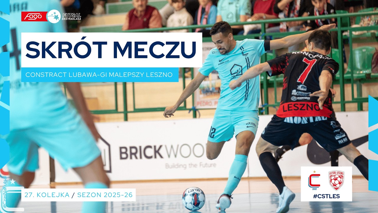 Constract Lubawa - GI Malepszy Leszno 3:3 SKR&Oacute;T 27. kolejka (2025/26)