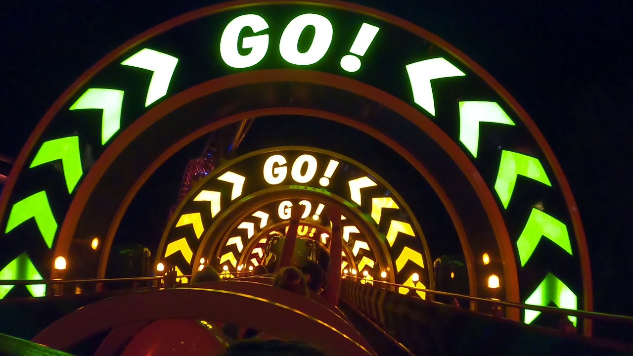 Slinky Dog Dash at Night POV