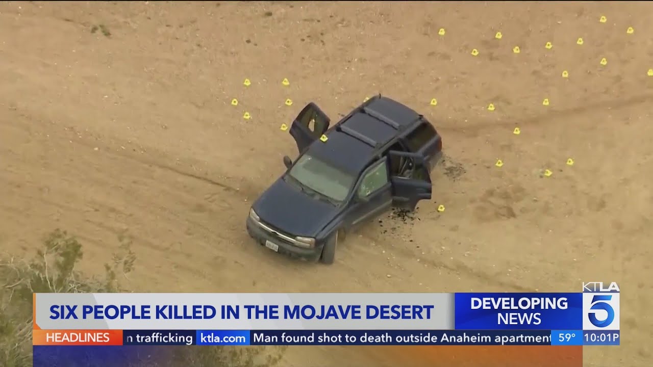 6 people found shot to death in the Mojave Desert