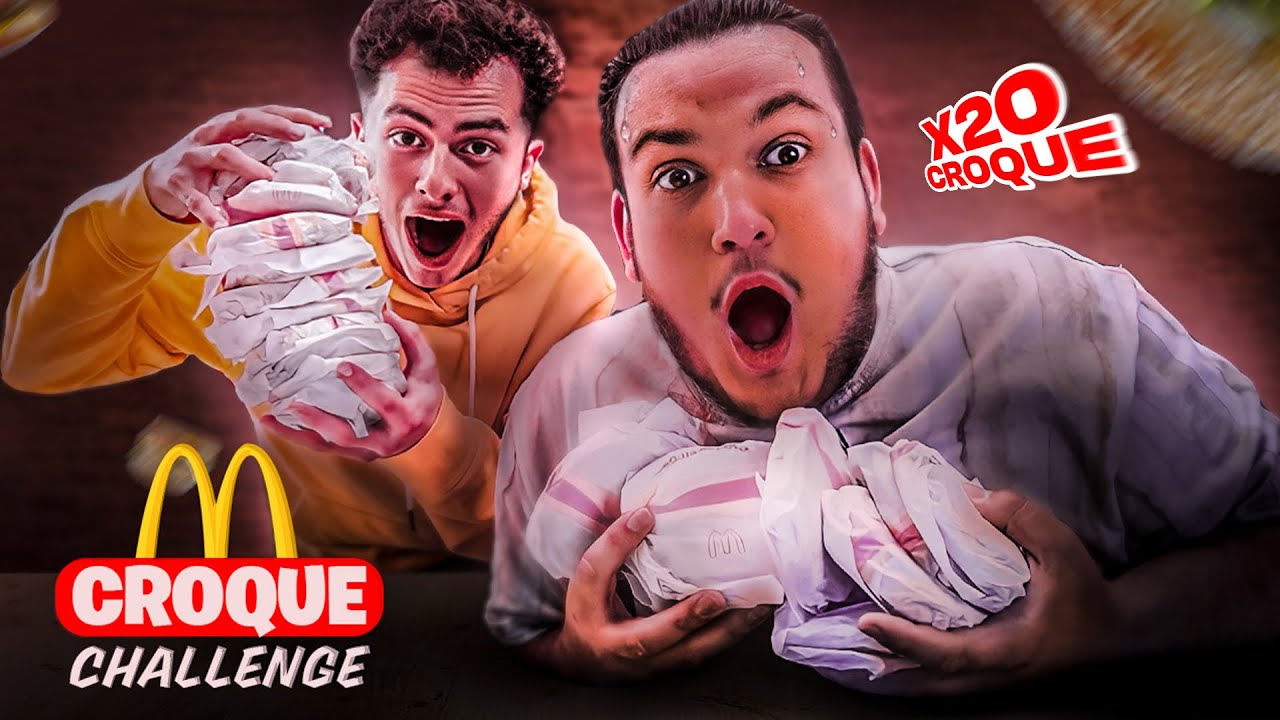 CROQUE MCDO CHALLENGE ! (Ft. @laissetombeeeeeee)