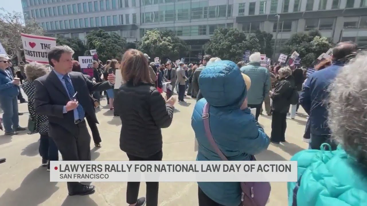 Attorneys rally in SF for National Law Day of Action