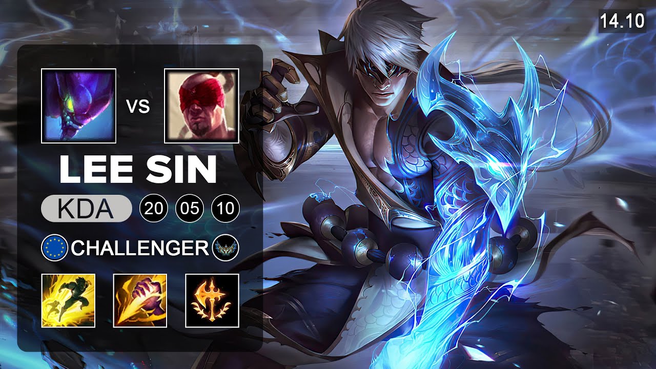 Lee Sin vs Kha'Zix Jungle - EUW Challenger - Patch 14.10 Season 14