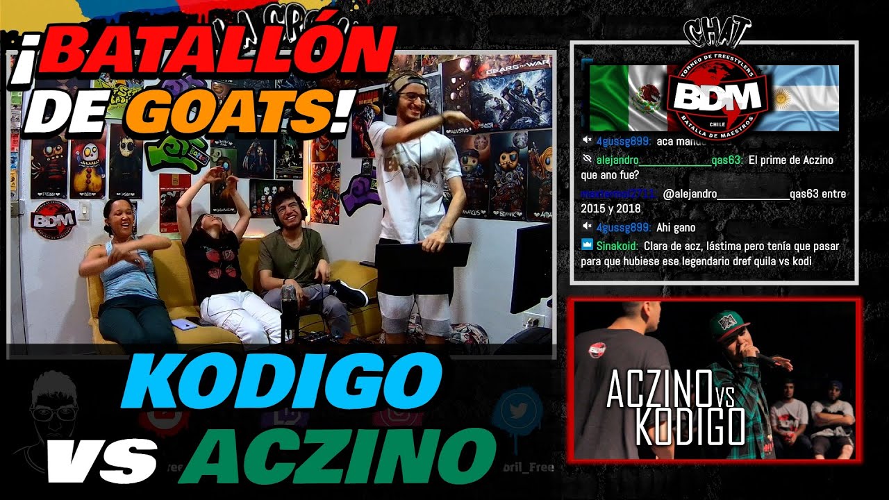 🔥COLOMBIANOS REACCIONAN a ACZINO vs KODIGO - ¡BATALLÓN DE GOATS!🐐 [BDM DELUXE 2015]💣