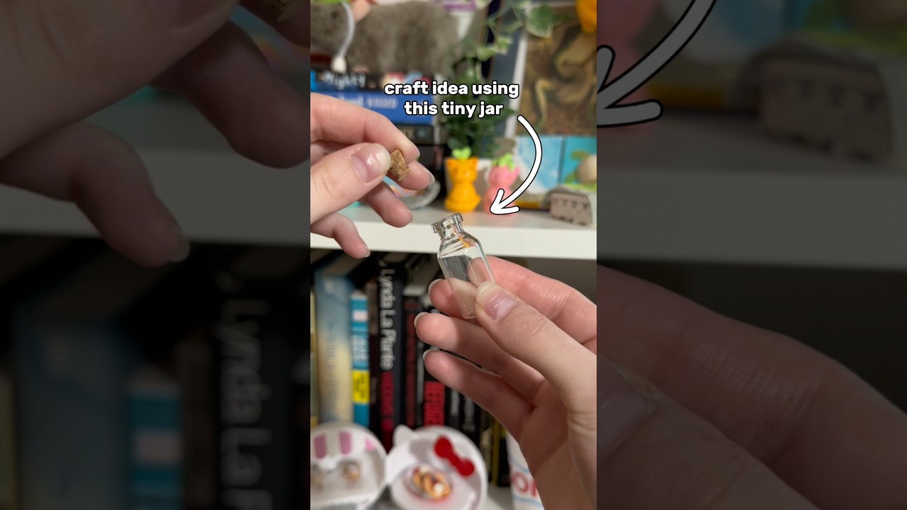 Милая и простая идея для поделки 💡| послание в бутылке #youtubeshorts #diy