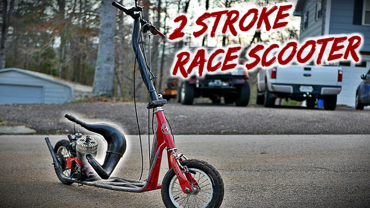Free 2 Stroke Race Scooter Build Part 2