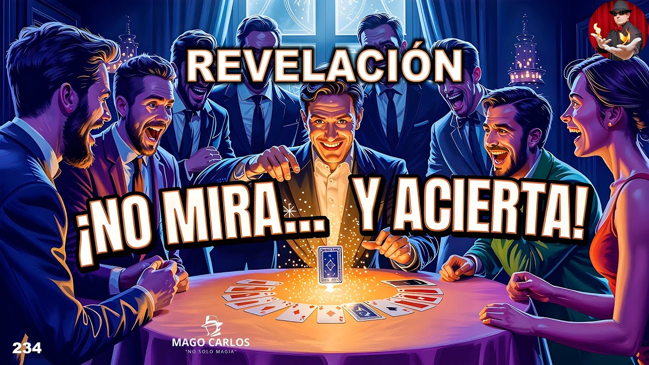 (REVELACIÓN) El MAGO se GIRA… ¡y ACIERTA la CARTA sin MIRAR! - GRAN TRUCO de MAGIA