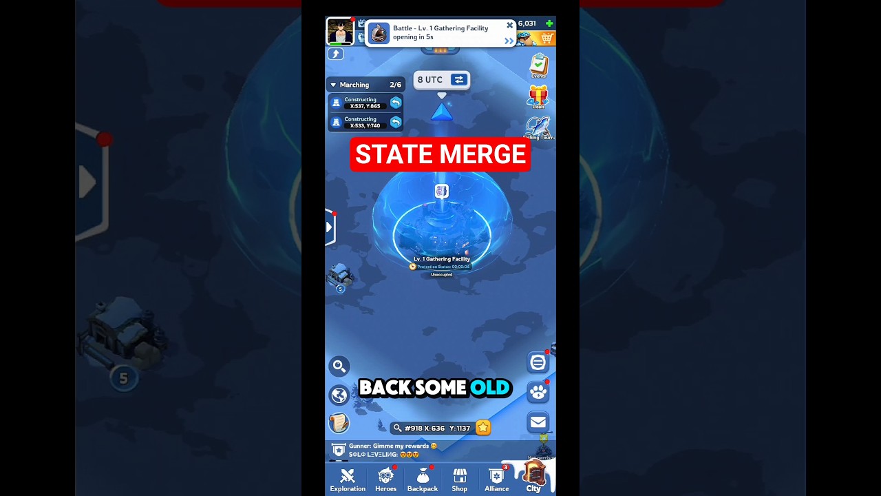 State Merge Begins! Facility Reset & New Battles 🔥 | Whiteout Survival #whiteoutsurvival #statemerge