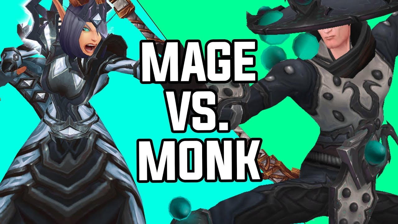 Mage vs. Windwalker Monk Duels - Battle For Azeroth Alpha PvP Gameplay