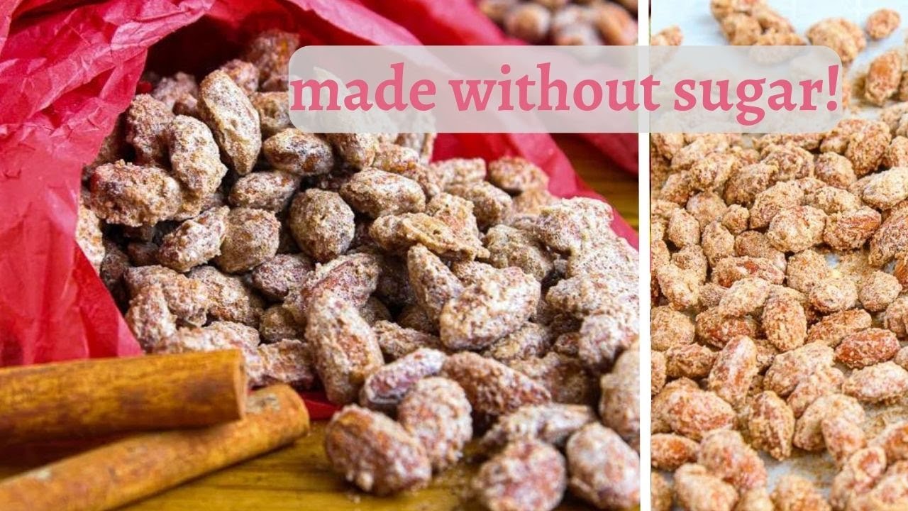 Candied Almonds | German Gebrannte Mandeln | LOW CARB | NO SUGAR ADDED