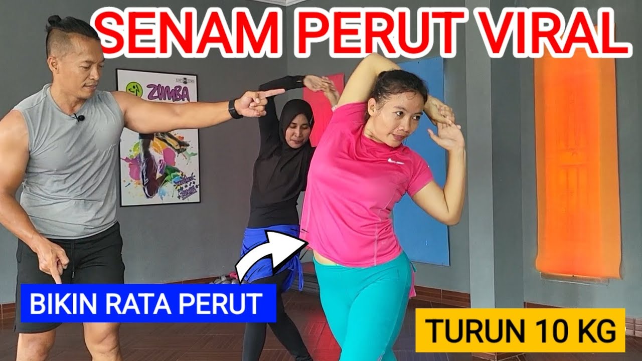 SENAM PERUT VIRAL | BIKIN TURUN 10 KG | PERUT JADI RATA