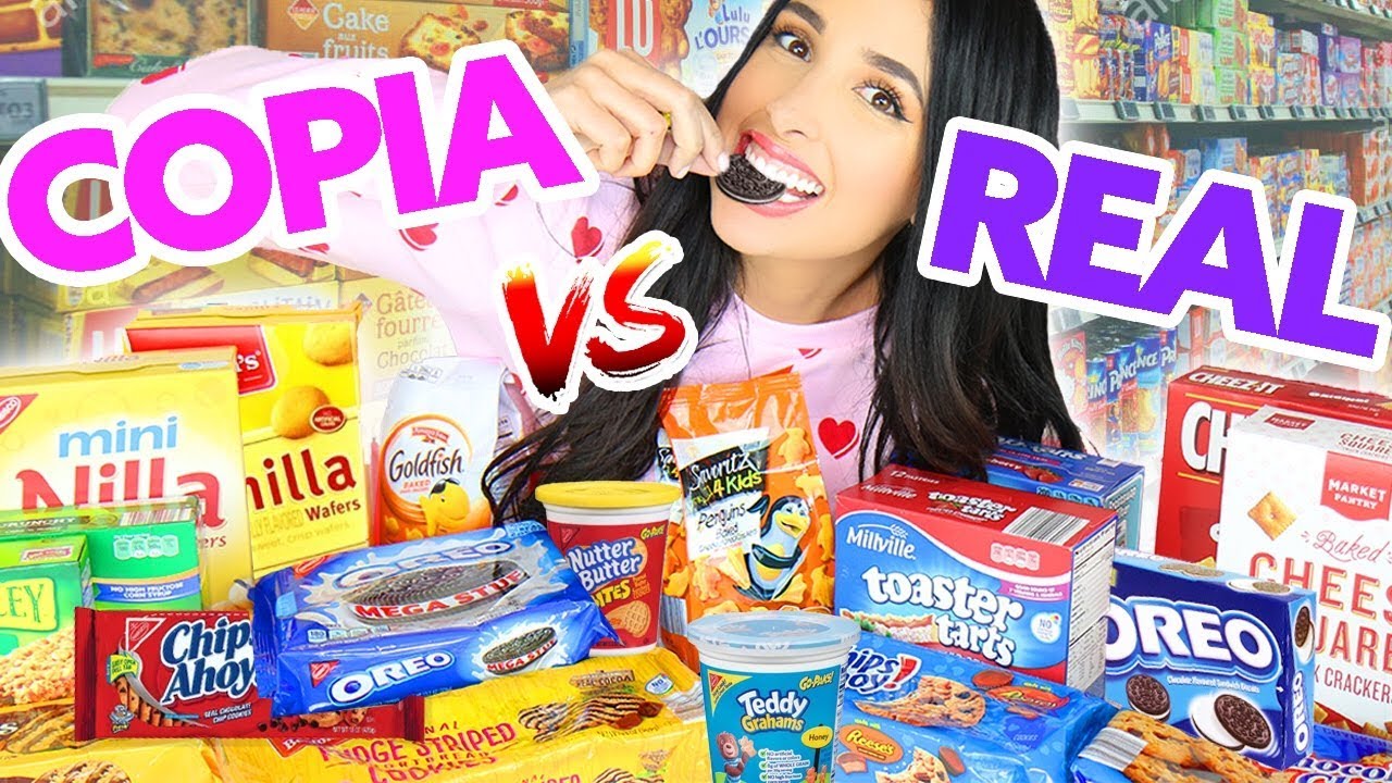 PROBANDO GALLETAS ORIGINALES vs LA COPIA BARATA - CUÁL ES MEJOR? | Mariale