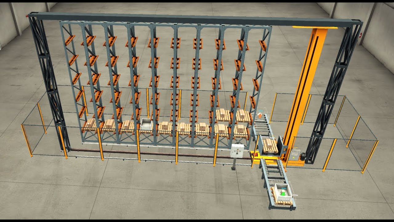 AUTOMATED WAREHOUSE + TIA PORTAL v 18 (español)