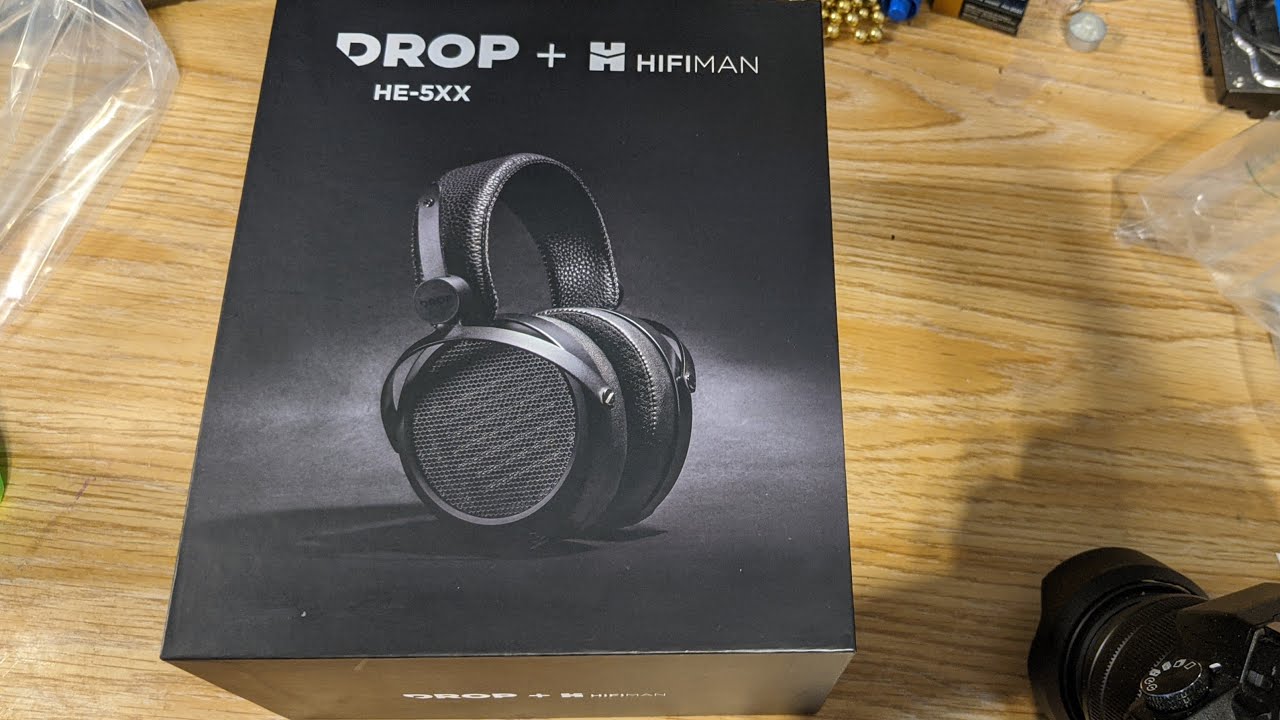 Drop HiFiMan HE-5xx Planarmagnetic Headphones Unboxing and First Impressions
