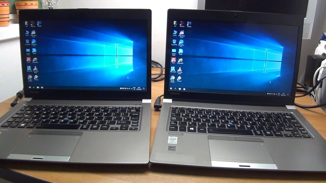 Working on two Toshiba Portege Z30 laptops - including Windows 10 upgrade