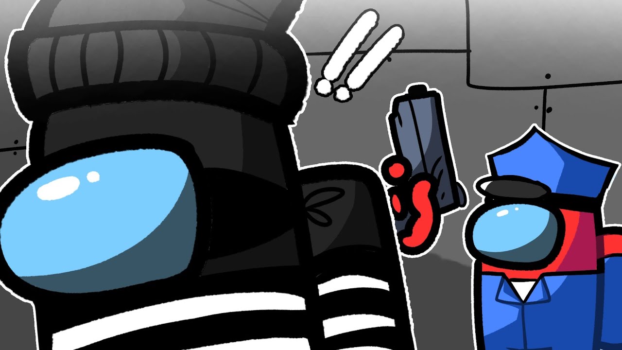 POLICIA E LADRÃO no Among Us (MOD)
