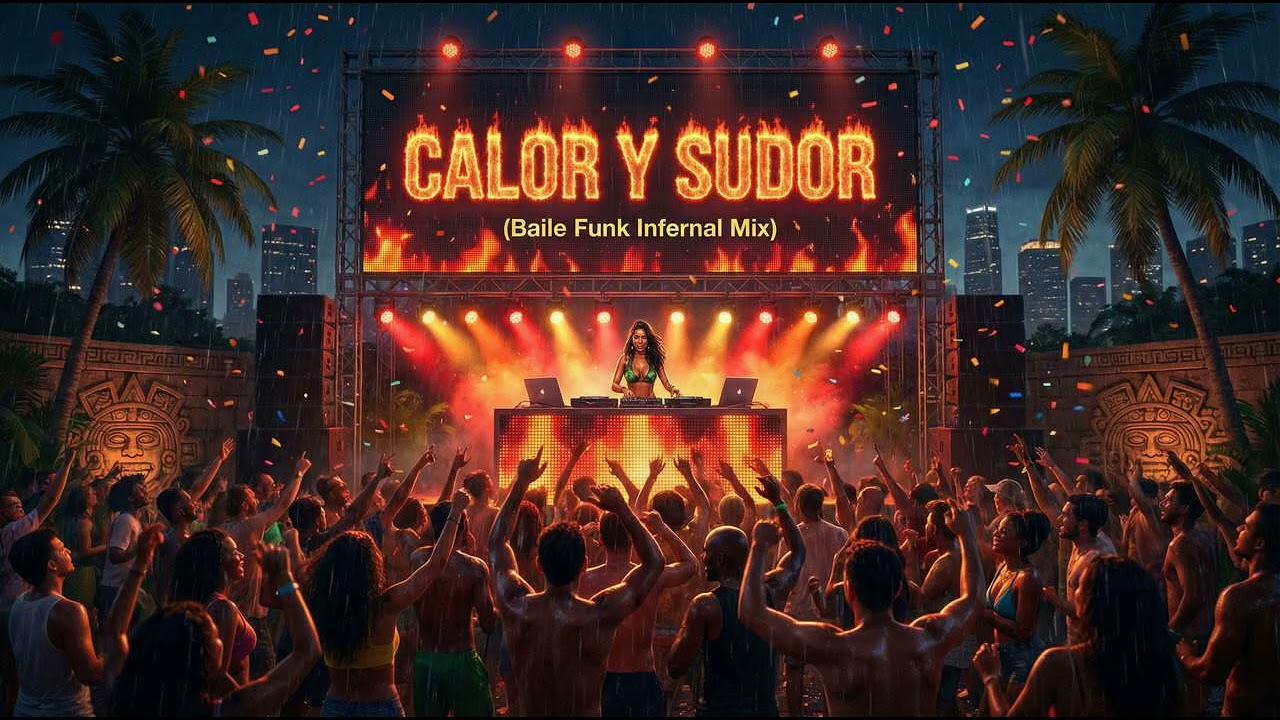 Calor y Sudor   ( Baile Funk Infernal Mix )  2026 Latino Reggaeton  #latino #reggaeton