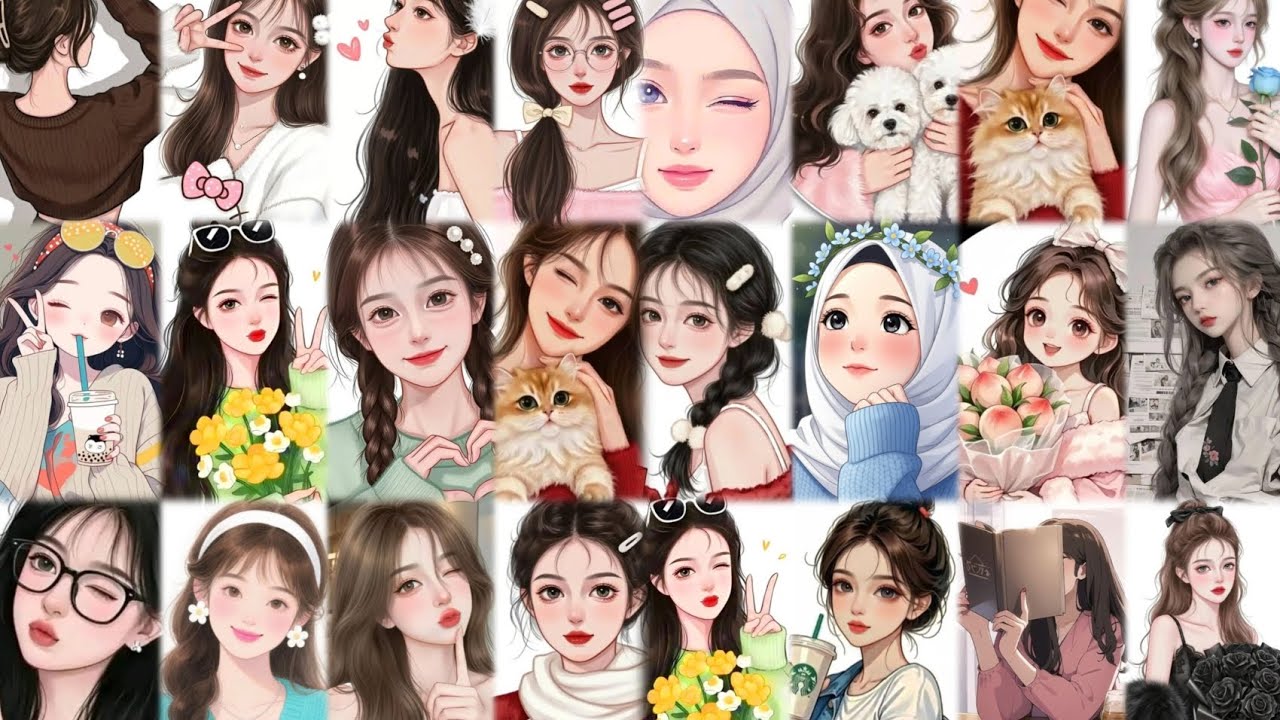 Anime girl DPZ for whatsapp|| Cartoon dpzz for instagram || Anime profile picture||#anime #animeedit