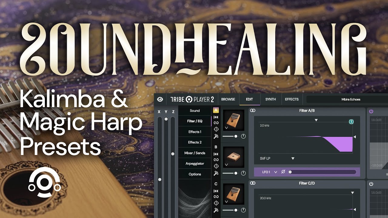 Sound Healing VST: Kalimba & Magic Harp Preset Walkthrough | Gentle Melodic Healing Tones