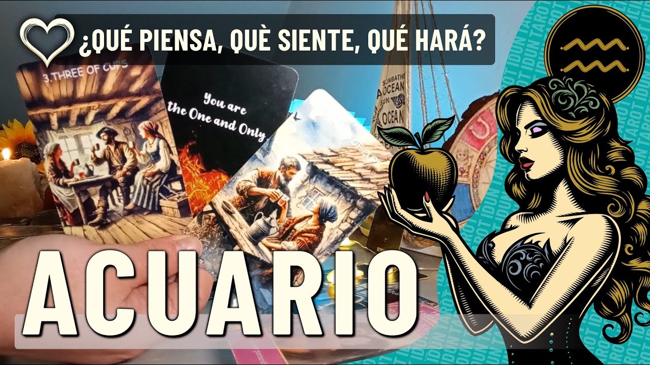 ACUARIO💖TE AMA CON FUERZA, SOIS POLOS OPUESTOS, ERES SU IDEAL SU COMPLICE, GRAN QUIMICA INNEGABLE