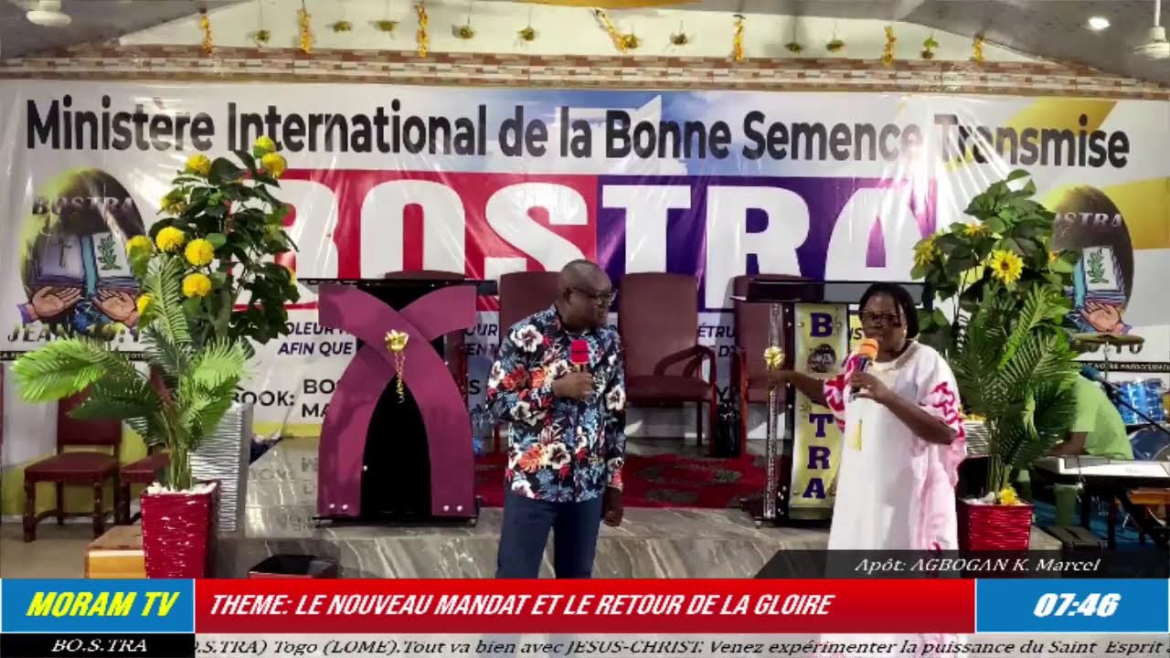 THEME: LE NOUVEAU MANDAT ET LE RETOUR DE LA GLOIRE