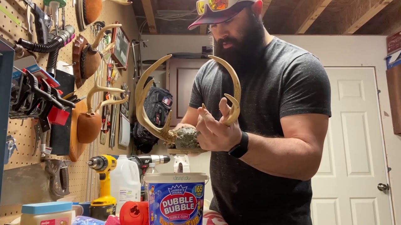 How to mount deer antlers!