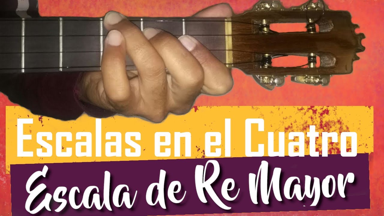 ESCALAS EN EL CUATRO - Escala de Re Mayor