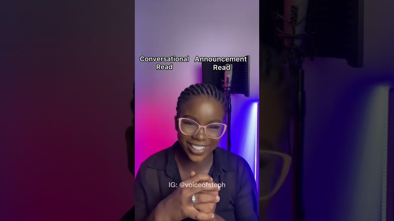 Voiceover Announcement vs Conversational Reads: Same Script, 2 Styles (Demo)