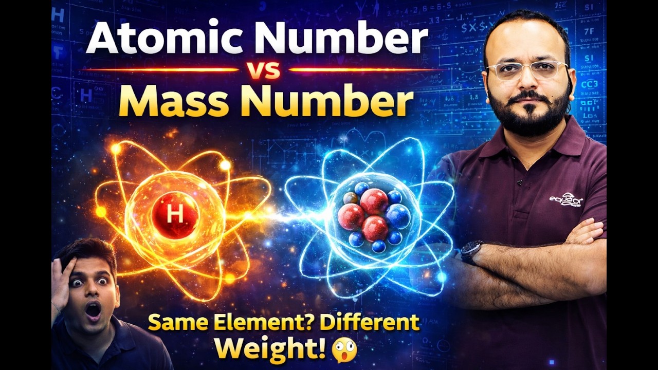 Atomic Number vs Mass Number Full Concept | Isotope Kya Hota Hai? | NSB Sir Equation