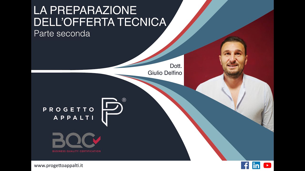 Project Management e progettazione tecnica di gara Parte seconda