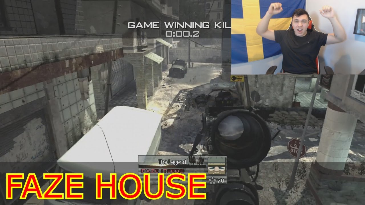 FAZE HOUSE TRICKSHOTS