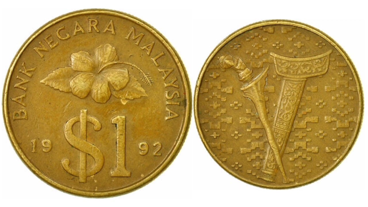 Bank Negara Malaysia 1992 $1 Coin VALUE + REVIEW