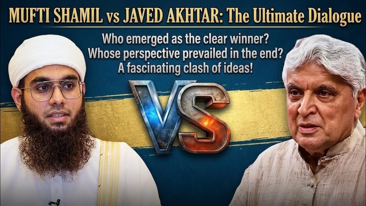 Javed Akhtar vs Mufti Shamail Nadwi|An Intellectual Debate-Maulana PodCast#viralvideos#Reel#trending