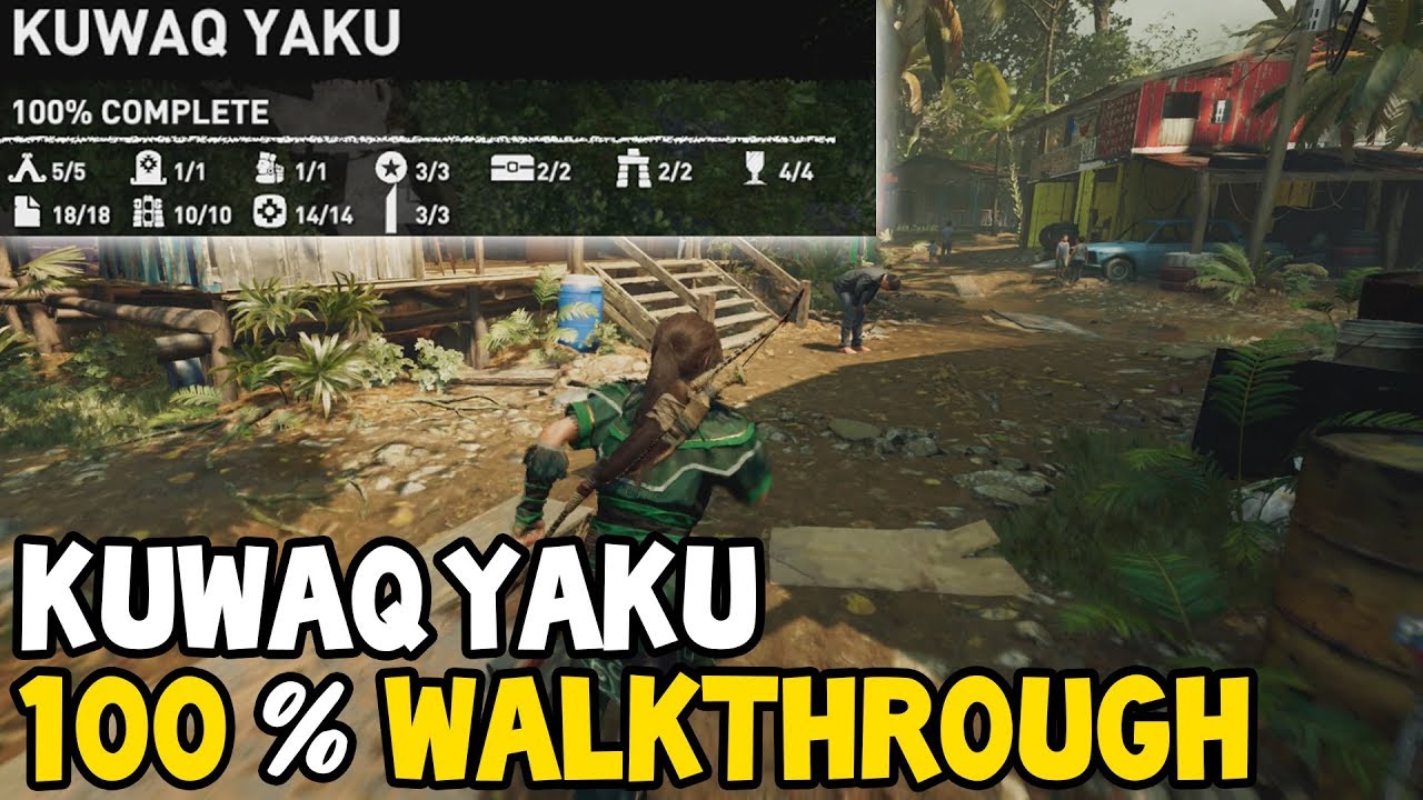 Shadow Of The Tomb Raider - KUWAQ YAKU 100% Walkthrough (All Collectibles & Challenges)