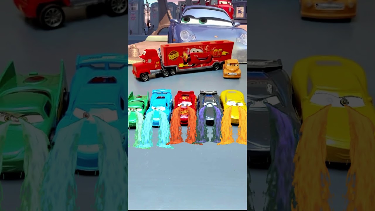 Pixar Cars 3, Lightning McQueen, Toys, McQueen Container Truck, #toys #truck #cars #pixarcars3