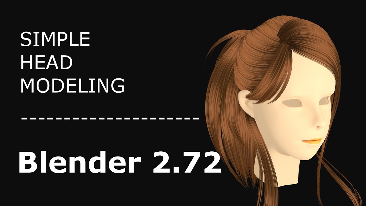 Timelapse - Blender 2.72: Face Girl Modeling