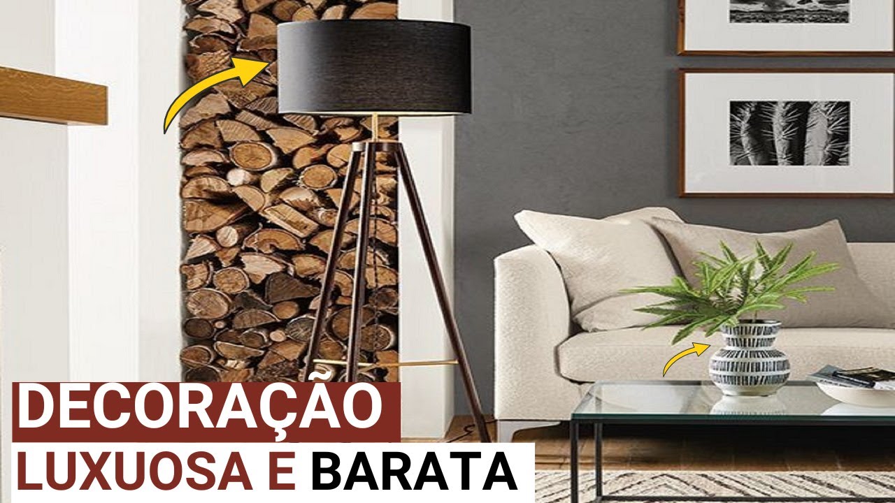 12 DECORAÇÕES LUXUOSAS QUE SÃO BARATAS PARA SUA CASA